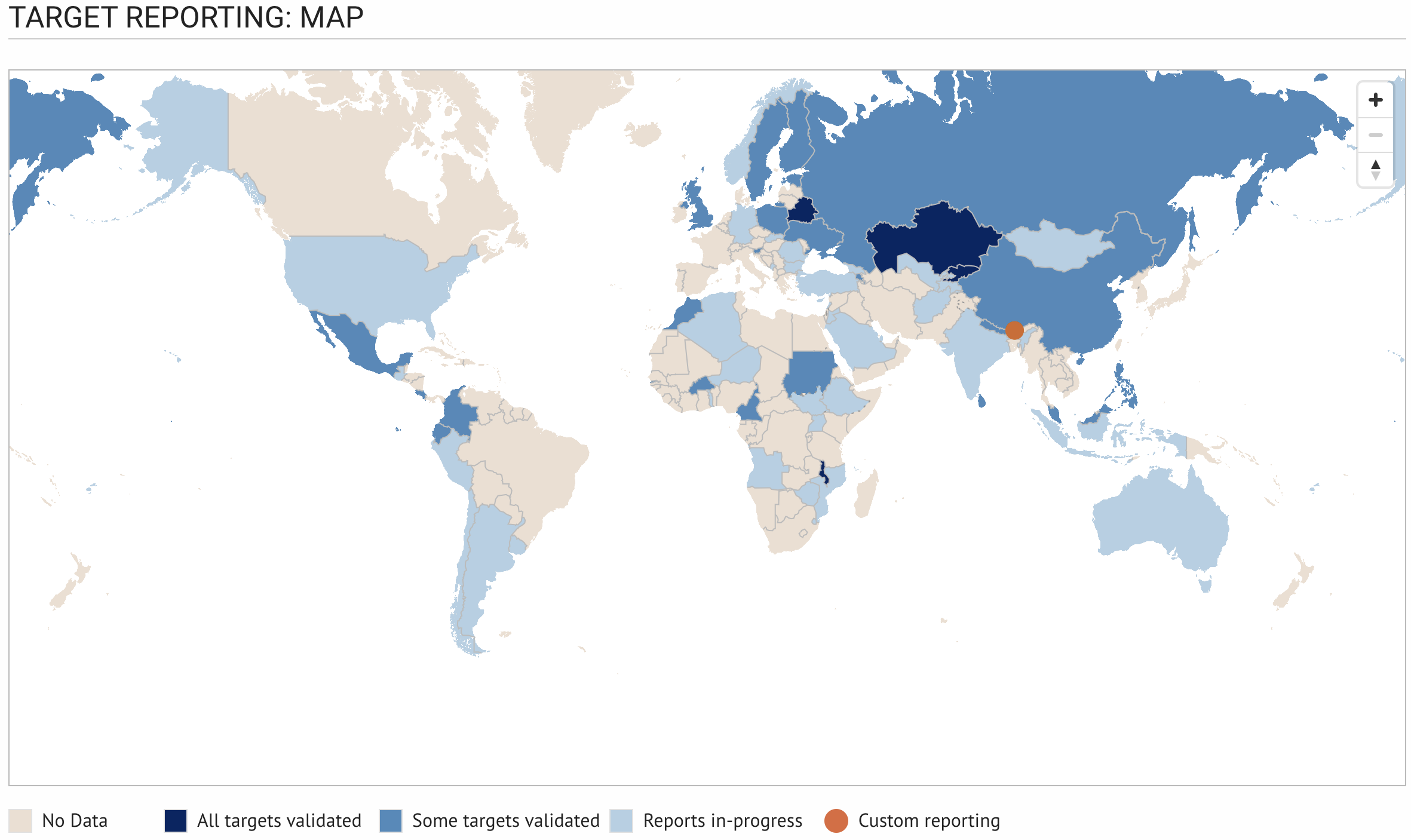 Sendai Global Targets Map