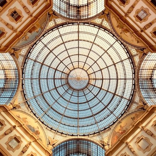 Milan galleria photo of ceiling