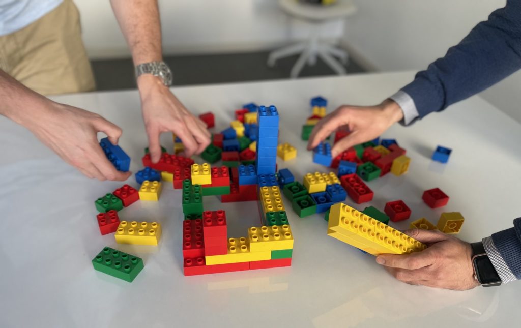 leadership workshop with Lego Serious Play