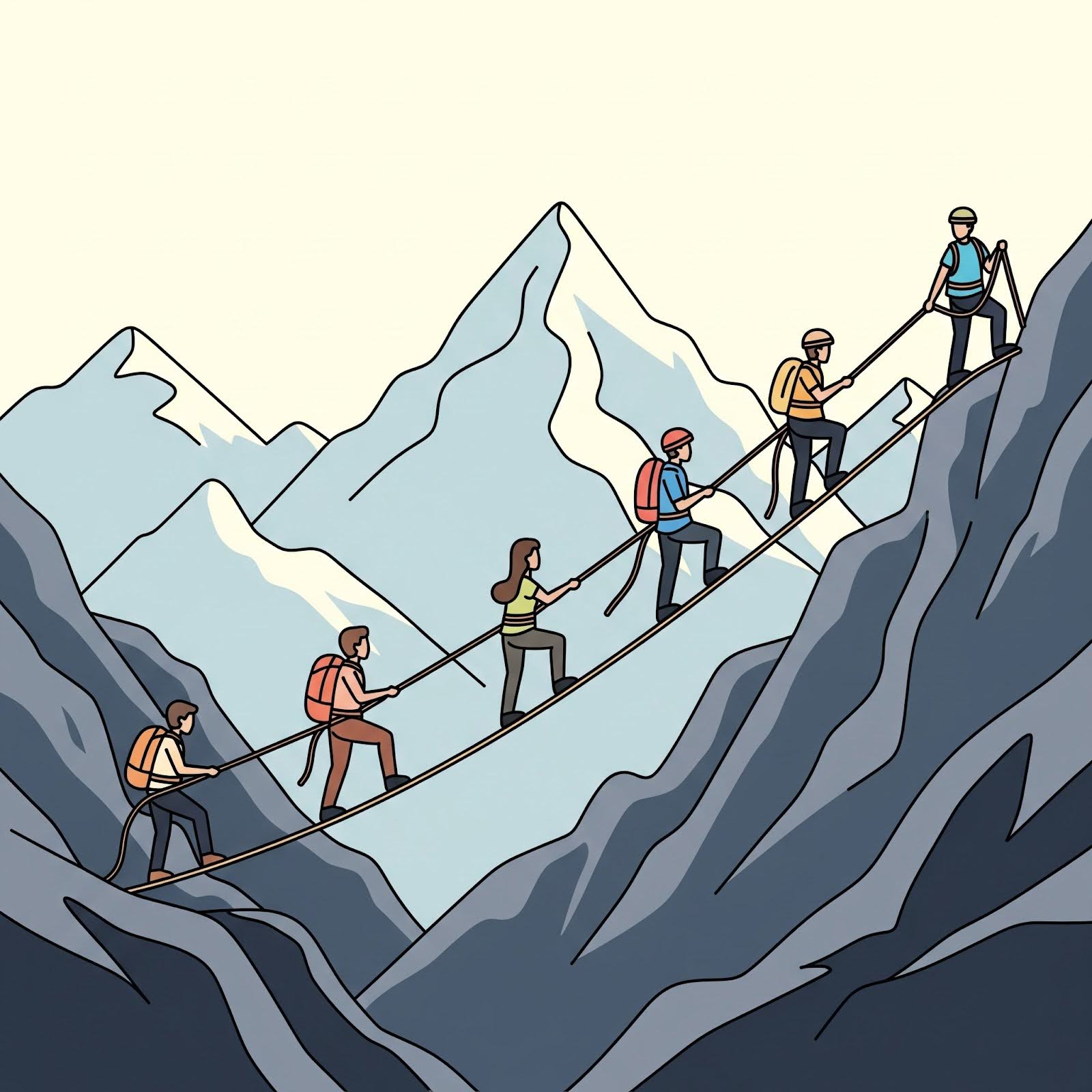 mountain climbers