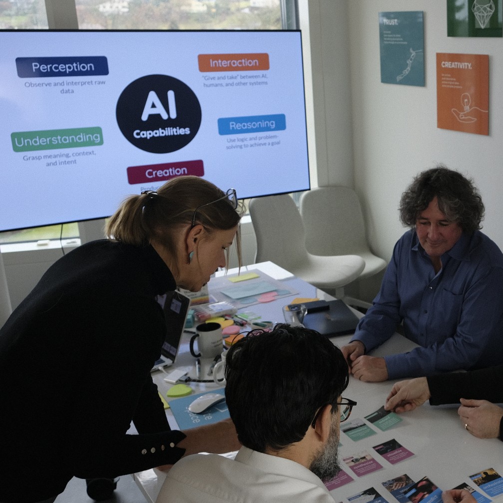 AI workshop scene